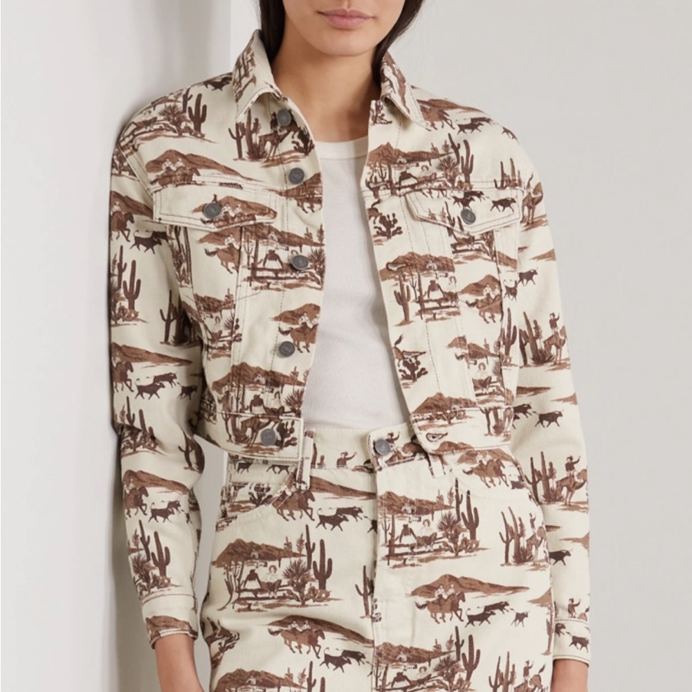 Reformation Cora Shrunken Denim Jacket